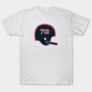 Houston Texans 713 Helmet T-Shirt